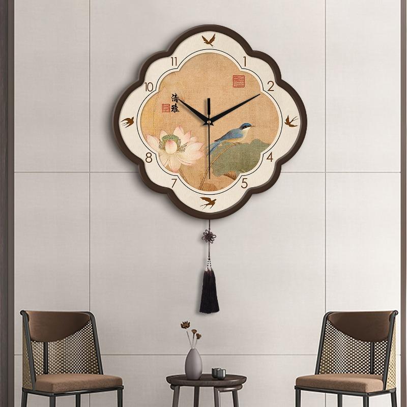 Art Mural Chinese Style Wall Clocks Digital Vintage Aesthetic Wall Clocks Design Restaurant Orologio Da Parete Home Decoration