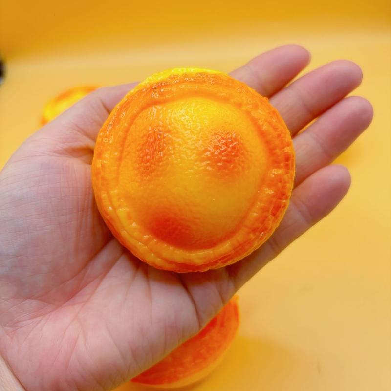 Slow Rising Squeezable Simulated Egg Tart Toy Soft  Stress Relief Fidget Toy for Family Parent-child Games ONESIZE