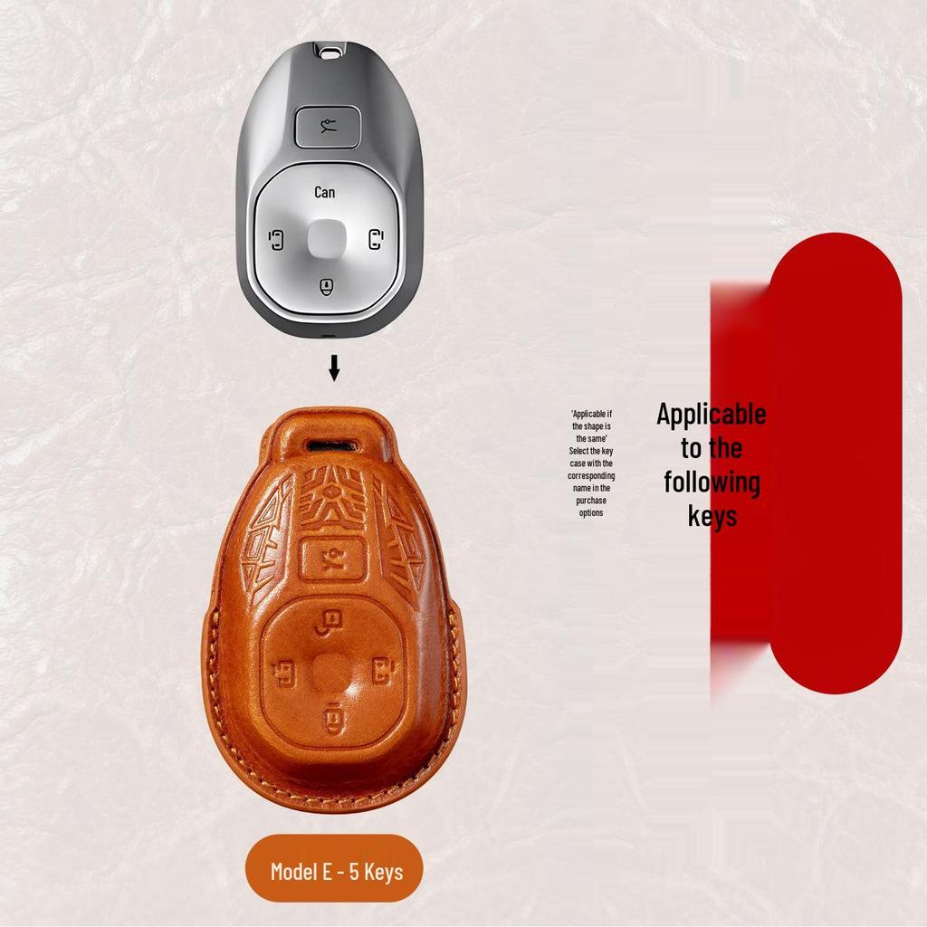Protective Key Case for GAC Trumpchi E8/s7 & Xiangwang S9: Deluxe Keyring Shell for Men & Women
