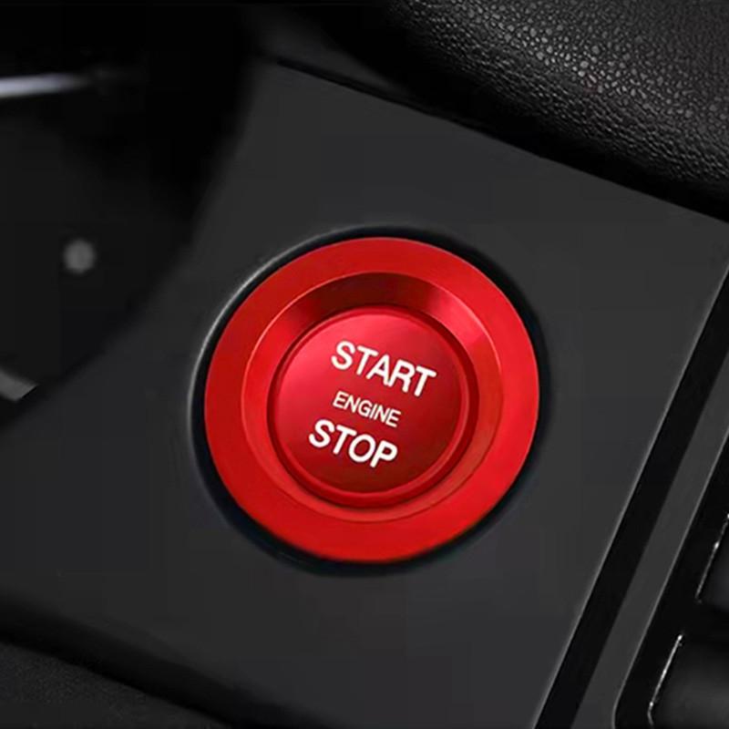 Car Keyless Engine Start Button Cover Trim Sticker Case  For Range Rover Evoque Sport For Jaguar XF XJ XE F-Pace F-Type