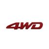 3D Premium New Design 4WD Displacement for All 4 Wheel Drive SUV Off-road Car Hood Fender Trunk Rear Bonnet Nameplate Decal Emblem Badge Sticker