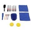 15pcs Car Detailing Brush Set Professional Auto Cleaning Brush for Wheels Bumpers Air Vents