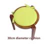 Indoor Outdoor Solid Color Washable Removable Home Decoration Chair Cover Seat Pad Round Cushion