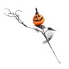 Hot Smiley Pumpkin Halloween Dark Gothic Decoration Simulation Flower Party Arrangement Ghost Pumpkin