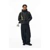 Double pull hooded three-dimensional short couple cotton clothes thickened women's new loose coconut white warm jacket men