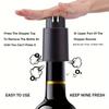 Cordless Automatic Wine Bottle Opener Battery Operated with One-Click Button Easy Cork Removal ,Vacuum Pump Wine Saver Cap Stopper Date Scale Record