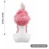 Pink Fluffy High-Top high quality Synthetic Wig | Queen's Hairstyle with Feather Flowers | Wig for Queen Cosplay