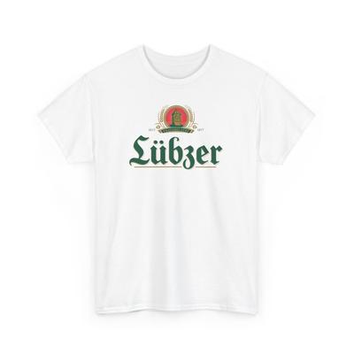 Beer History Unisex Tshirt Tops Tee, German Brewery Lübz, Vintage Style Shirt, Beer Lover