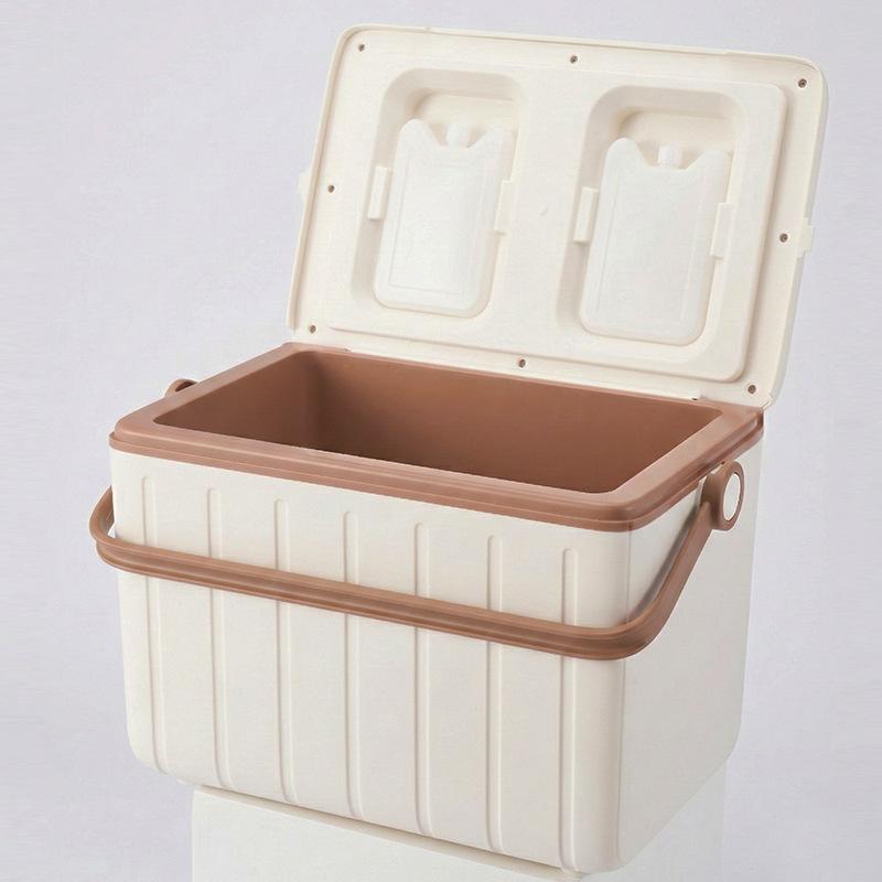 Portable 18L Insulated Cooler Box for Camping & Fishing - Ice Storage Bucket for Picnics & Gifts