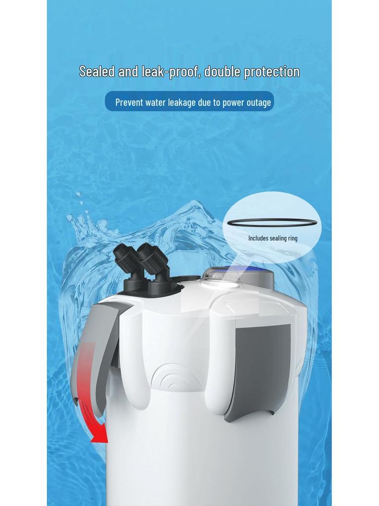 Filtro Esterno per Acquario Serie HW con Spugna, Pompa e Tubi