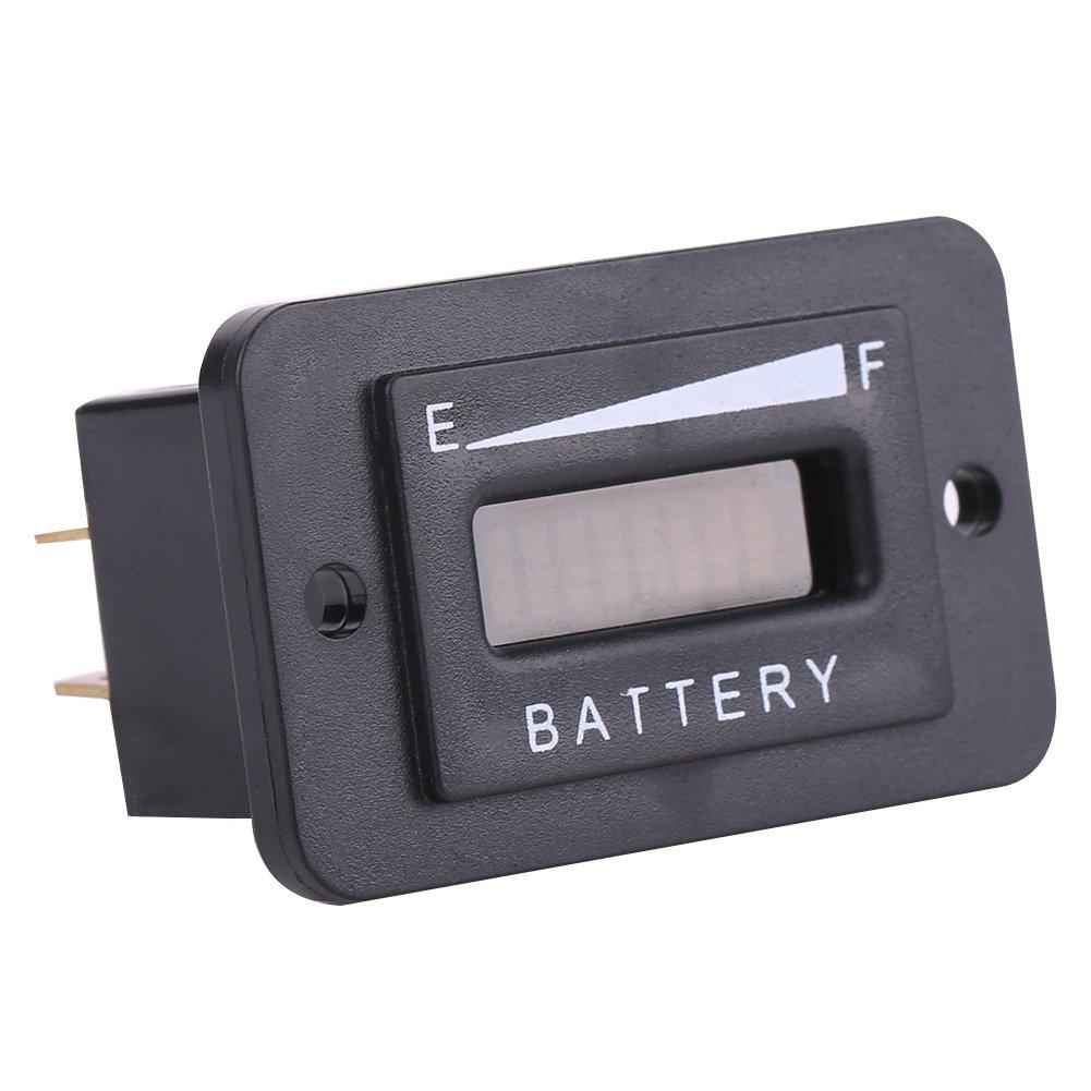 Keenso LED Digital Charger, Fuel Meter, Indicator, Golf Cart, Time Meter, Gauge (12/24V)
