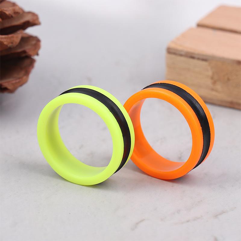 1/2Pcs Fishing Line Puller Anti-Slip Rubber Ring Portable Line Pull Loop Aluminum Alloy Fishing Tackle Tool Fishing Equipment