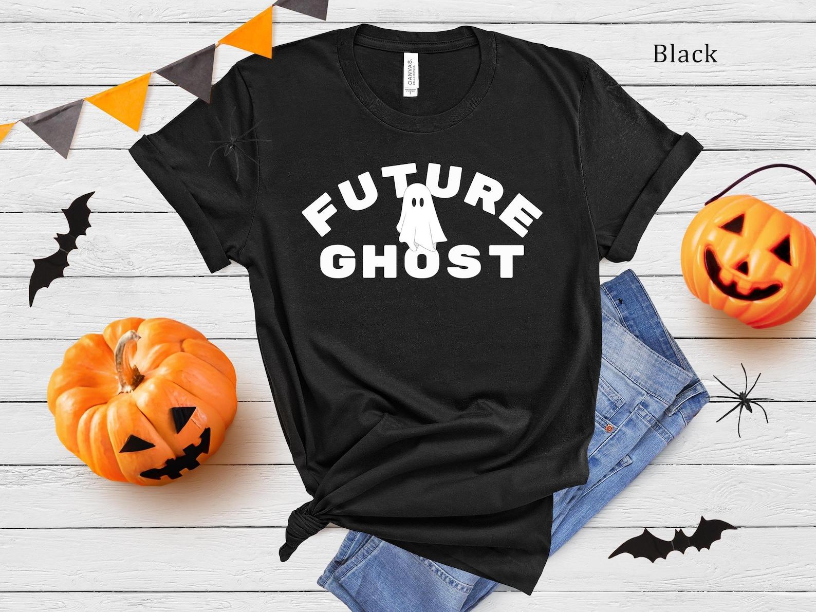 Future Ghost T-Shirt | Funny Halloween Tee 2XL