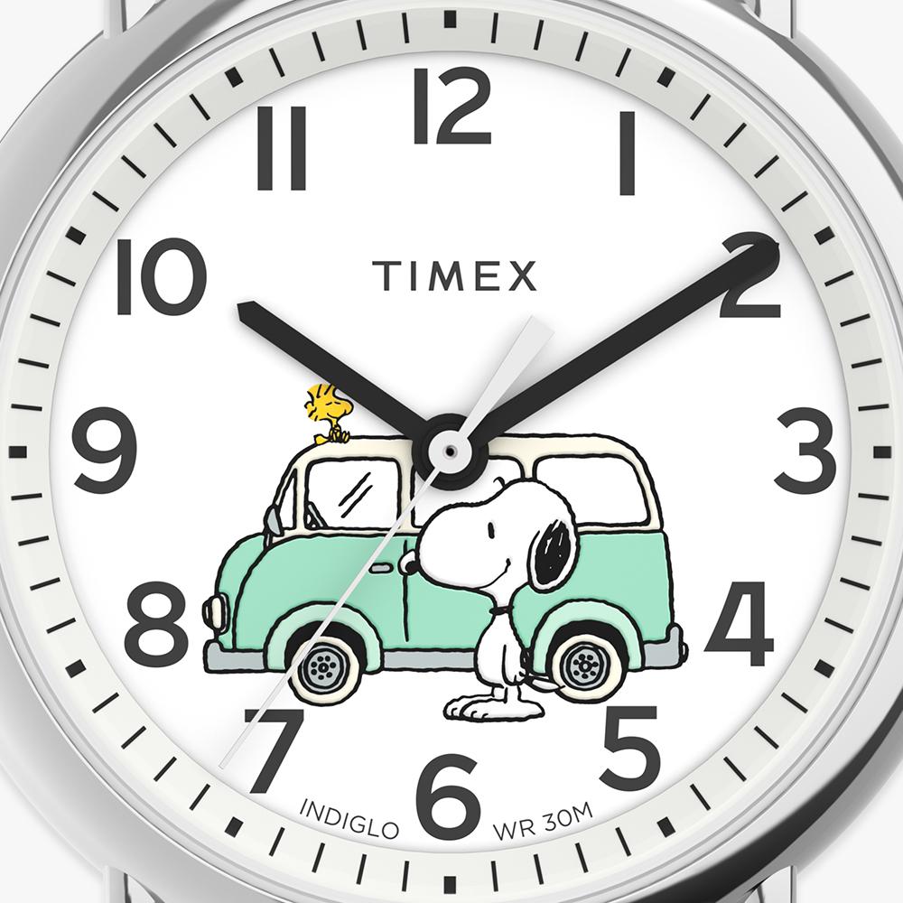 TIMEX Peanuts Weekender Snoopy Woodstock Unisex Wristwatch 38mm TW2Y11800
