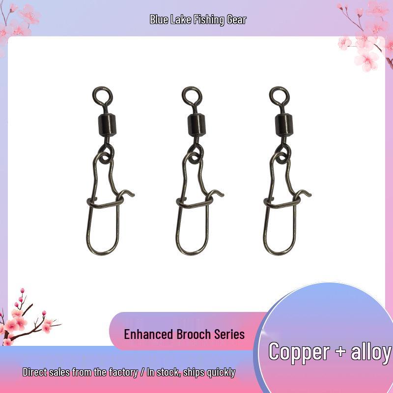 Stainless Steel 8-Shaped Snap Swivel Fishing Gear Set - Enhanced Lure Snap