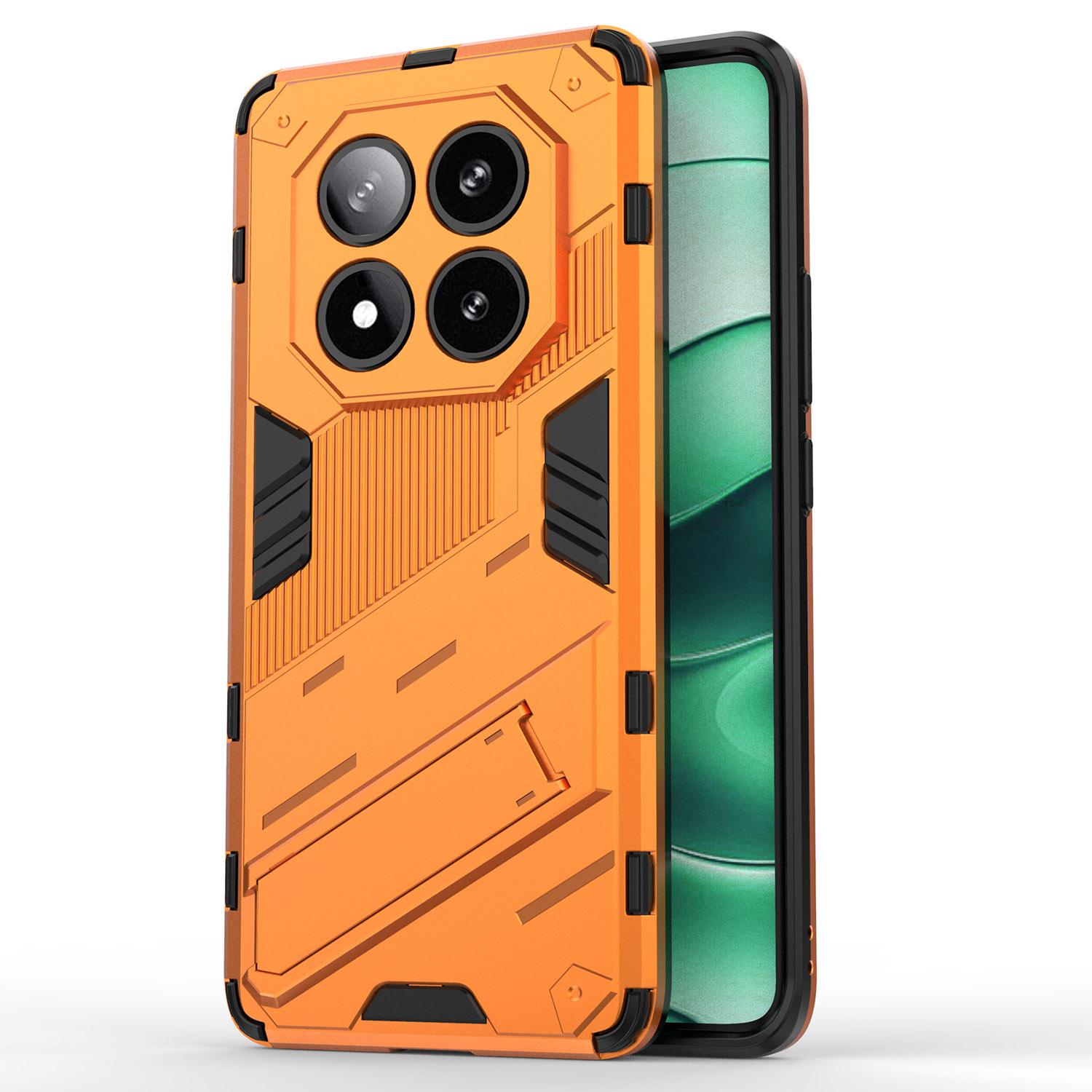 

For Xiaomi Redmi Note 14 Pro 5G/Poco X7 5G Case PC+TPU Shockproof Phone Cover with Kickstand G