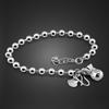 Retro Round Bead Lucky Bag Bracelet Simple Women'S Electroplated Platinum Versatile Money Bag Jewelry