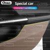 4PCS for Changan CS75 PLUS    2024 Leather Carbon Fiber Sticker Door Anti Kick Cover Protection Mat Car Accessories