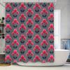 Floral Shower Curtain Botanical Print Nature Bathroom Decor Modern Farmhouse Style Waterproof Fabric Backdrop Vintage Aesthetic