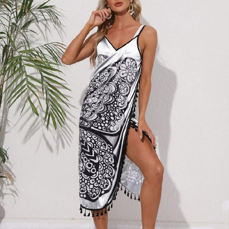 Breathable Soft Swimsuit Dress Pool Parties Dress Sleeveless Feature 3D Butterfly Detailing For Island Getaways Spa