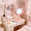 1:12 Scale Doll House Miniature Vanity Mirror With Comb Set For Realistic Scene Setting Decoration Doll Accessories