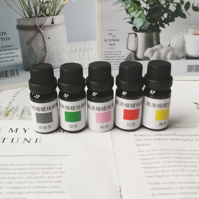 10ml High-concentration Dye Liquid Candle Special Pigment Diy Material Scented Candle Coloring Pigment Candle Making Supplies