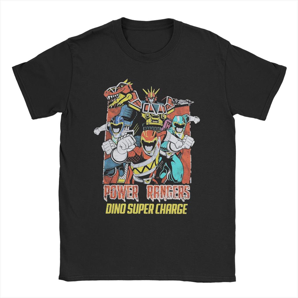 Unisex Unisex TShirt Power Rangers Fashion Pure Cotton Tees Short Sleeve T Shirts Crew Neck Tops Original