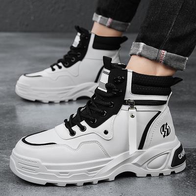 Autumn and Winter High-top Thick-soled Martin Boots Outdoor Casual Short Boots British Mountaineering Tactical Rhubarb Boots