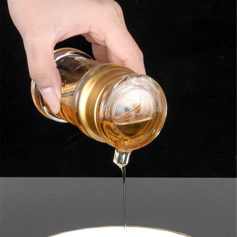 Clear Acrylic Seasoning Oil Bottle Portable Plastic Spice Jar Salt Shaker BBQ Pepper Dispenser Soy Vinegar Cruet Kitchen Tools
