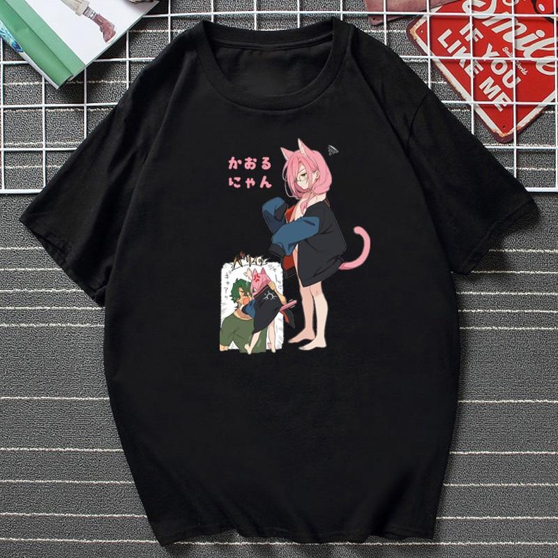 

Смешное Японское Аниме SK8 Футболка Бесконечность Мужская Каваии Кошка Девочка Мультфильм Скейтборд Мальчики Графические Тройники Харадзюку Топы Тройники