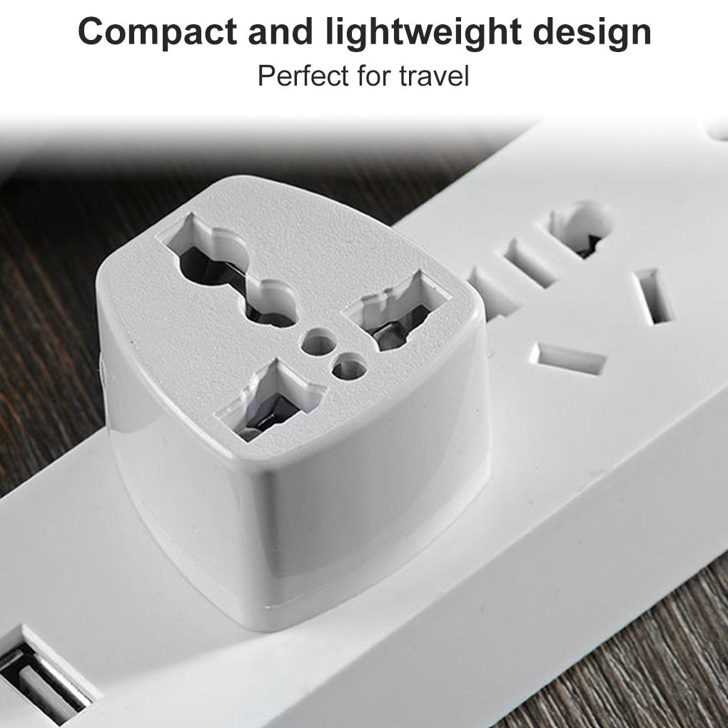 Universal 2-pin Power Socket Power Travel Conversion Converter Charger Outlet Wall Adapter 2 Round Socket Pin