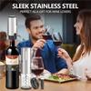 A78E-4-In-1 Rechargeable Electric Wine Opener Wine Aerator Gift Set With Electric Wine Decanter, For Home Bar Parties