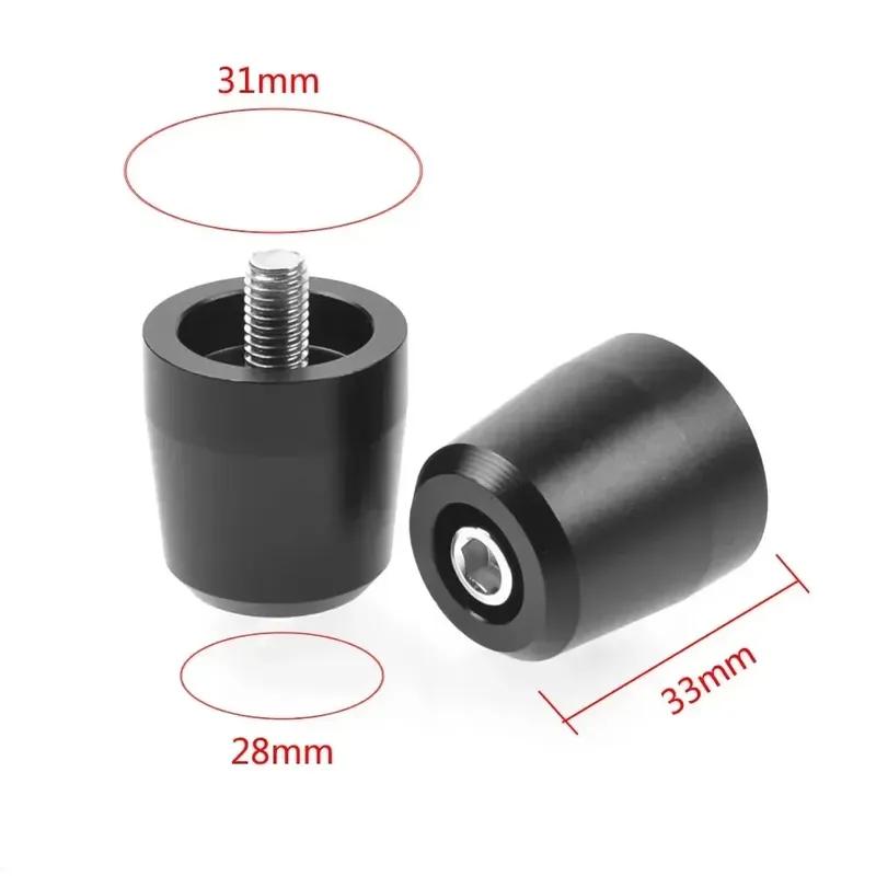 Motorcycle Handle Bar Ends Plug Grips Handlebar Plug Caps Slider 7/8'' 22mm For Kawasaki Ninja ZX4R ZX-4RR 2023