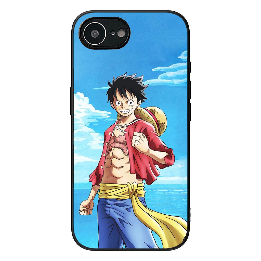 Hülle für Apple iPhone 16 15 14 Plus 13 12 Mini 17 Pro Max + ProMax 16E Air Handyhülle Shanks Luffy One Roronoa Zoro Piece
