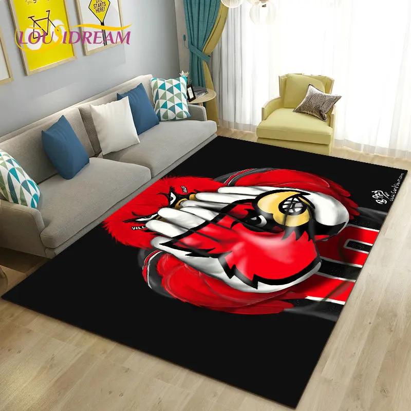 NFL American Football Rugby Area Rug Large,Carpet Rug for Living Room Bedroom Sofa Doormat Decoration, Kids Non-slip Floor Mat