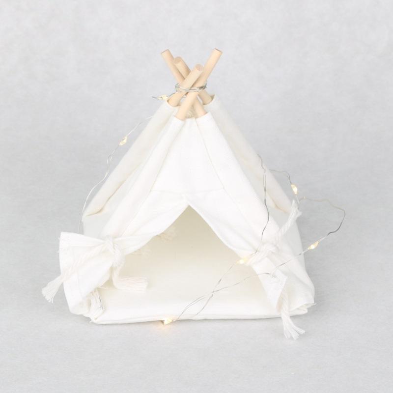 LED Strip Mini Tent Model  2 Scale Dollhouse Camping Scene Decoration Realistic Nighttime Display