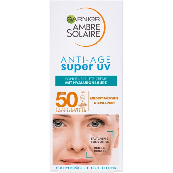 Garnier Amber Super UV Face Sun Cream SPF 50 50ml