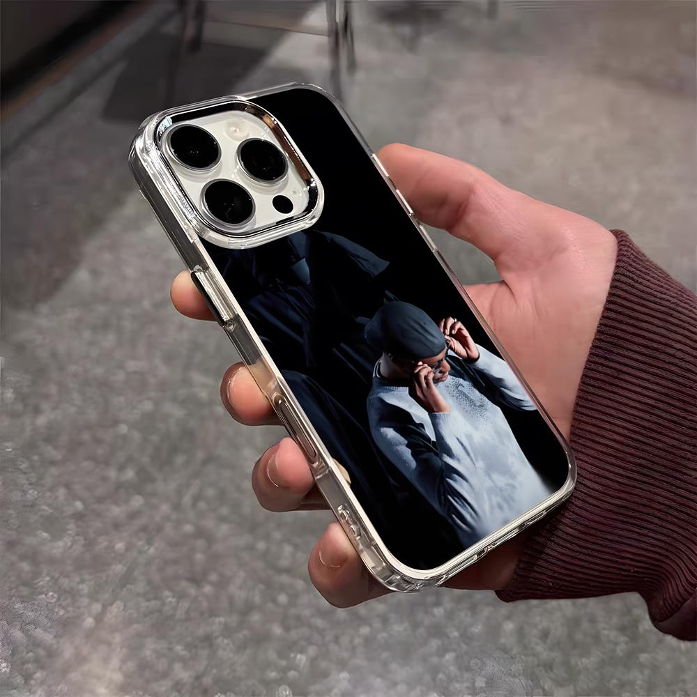 Rapper W-Werenoi Handyhülle Für IPhone 17 Air 16 E 15 14 13 12 11 Plus Pro Max Galvanisiert Transparent Weiche Hülle