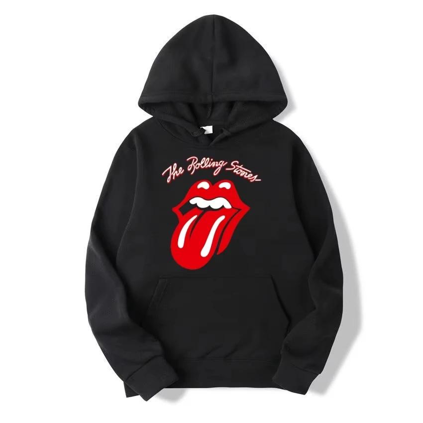 Autumn Winter New Men's Women's Hoodies Hot Kiss Printed Hoodies Hip Hop Long Sleeves Fashion Comfortable Hoodies