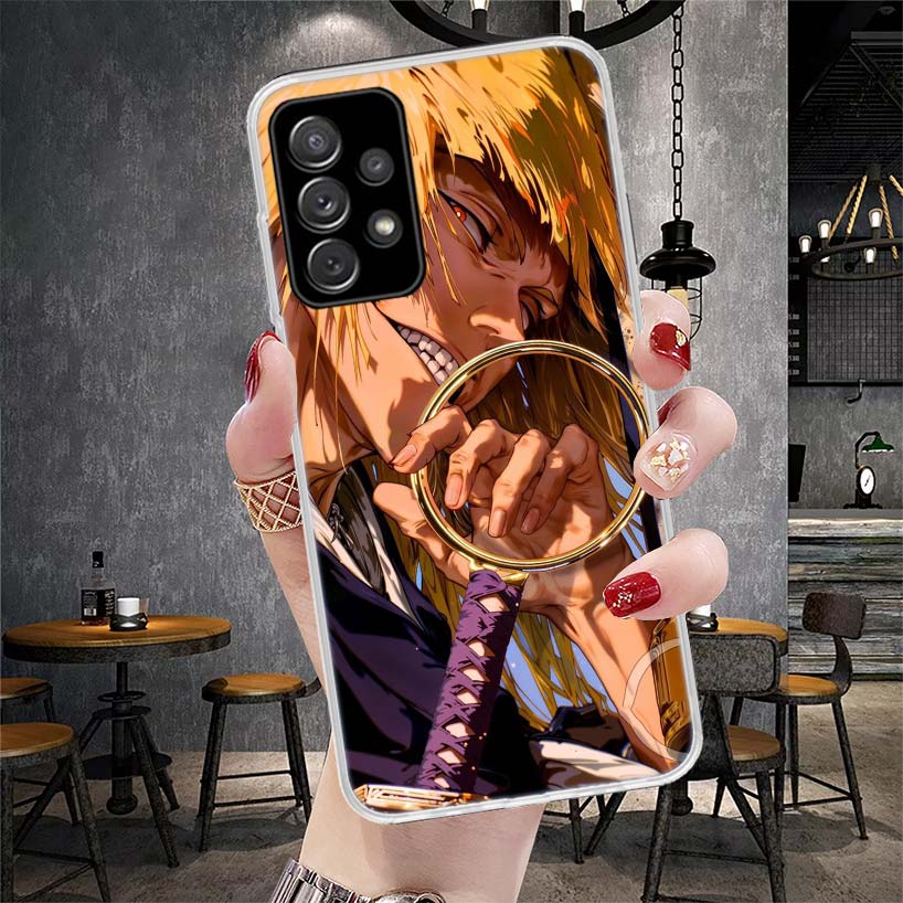 Bleach Shinji Hirako Soft Phone Case For Samsung Galaxy A12 A22 A32 A52 A72 A02S A51 A50S A71 A70 A31 A20S Note 20 Ultra S10 A10