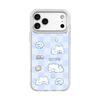 Applicable To Apple 17 Mobile Phone Case, Advanced Sense 16 Replaceable Back Plate 15promax Magnetic Mobile Phone Case, Biscuits, Bear Blue.