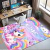 Custom Name Unicorn Printed Carpet,Rug for Office Chair Living Room Bedroom Kitchen Room Decor Gifts.