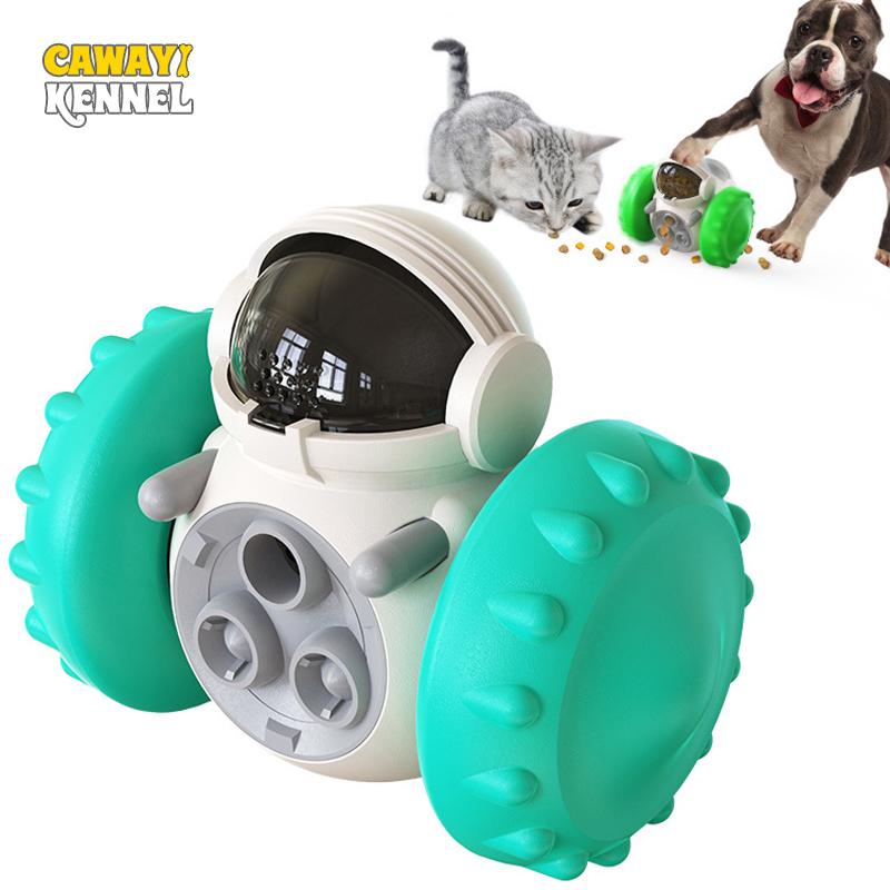 

CAWAYI KENNEL Интерактивные игрушки для собак Кошки Забавные интерактивные игрушки Собака жевательные игрушки Обновление балансировки автомобиля Кормушка для собак Товары для собак