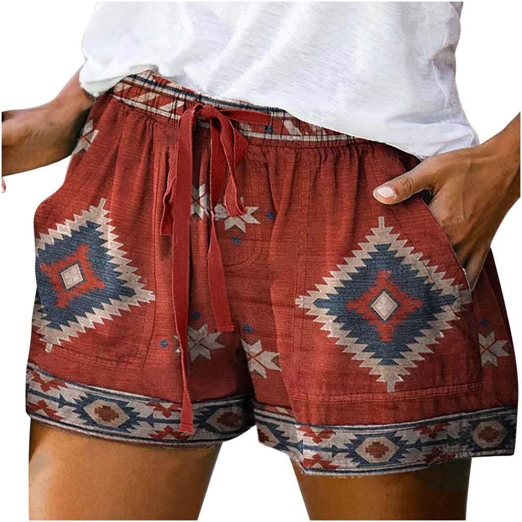 Felpa da donna Western a vita alta larga stampata casual