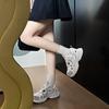 Zapatillas de Lujo para Mujer Zapatos Transpirables de Malla para Mujer Deportes Running Casual Damas Fitness Zapatos Vulcanizados Baskets