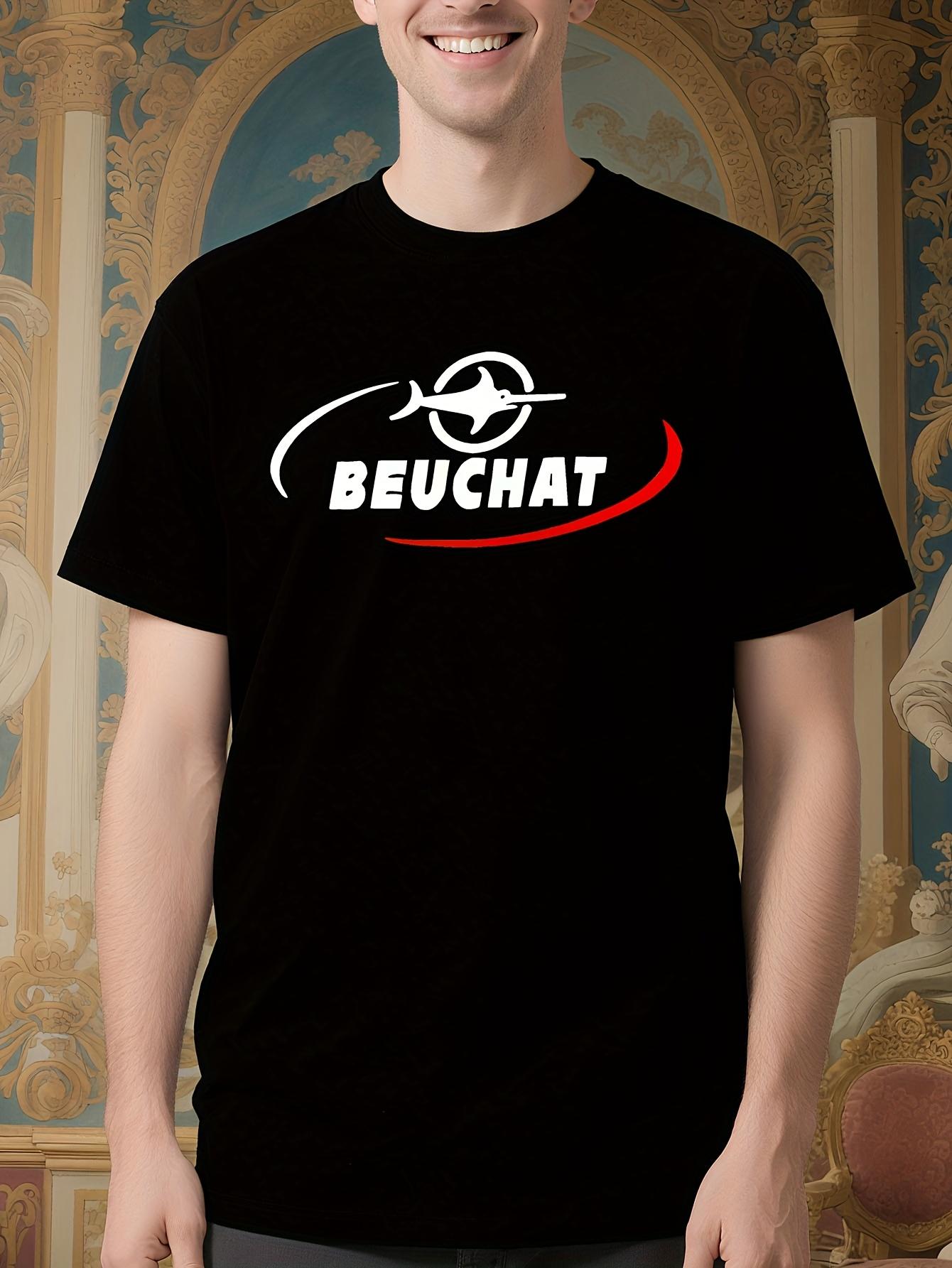 Beuchat Graphic Tshirt - Black with Red Accent - Minimali... XXXXL