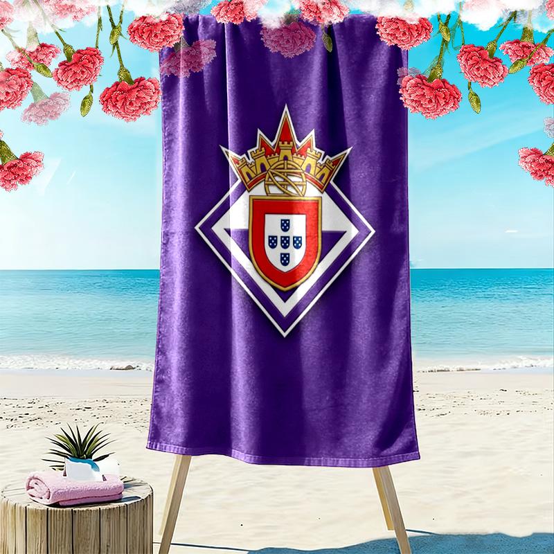 Portugiesisches Erbe Emblem Strandtuch weich Outdoor Camping Schwimmen Handtuch für Außenpool schnell trocknend Handtuch für Reisen und Urlaub Stranddruck