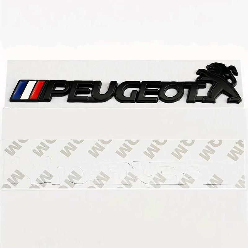 Car Emblem Sticker Accessories For Peugeot 206 307 308 207 3008 208 407 508 2008 5008 301 406 408 607 4008 Rifter RCZ 107 106