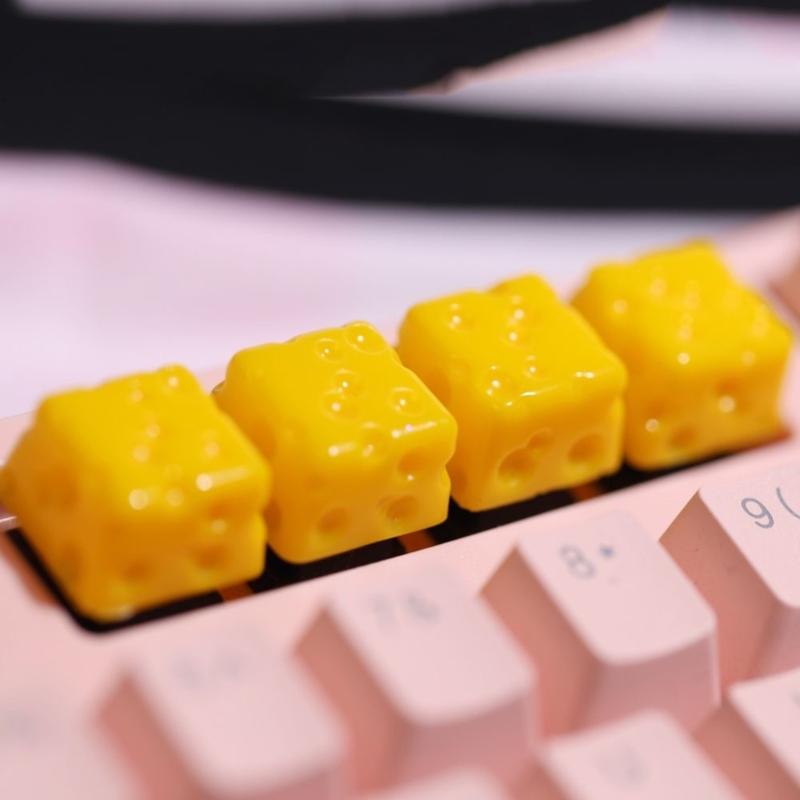ESC Cheese Keycap Durability Resin Construction for Mechancial Keyboards Accessory ESC Keycap 1PC