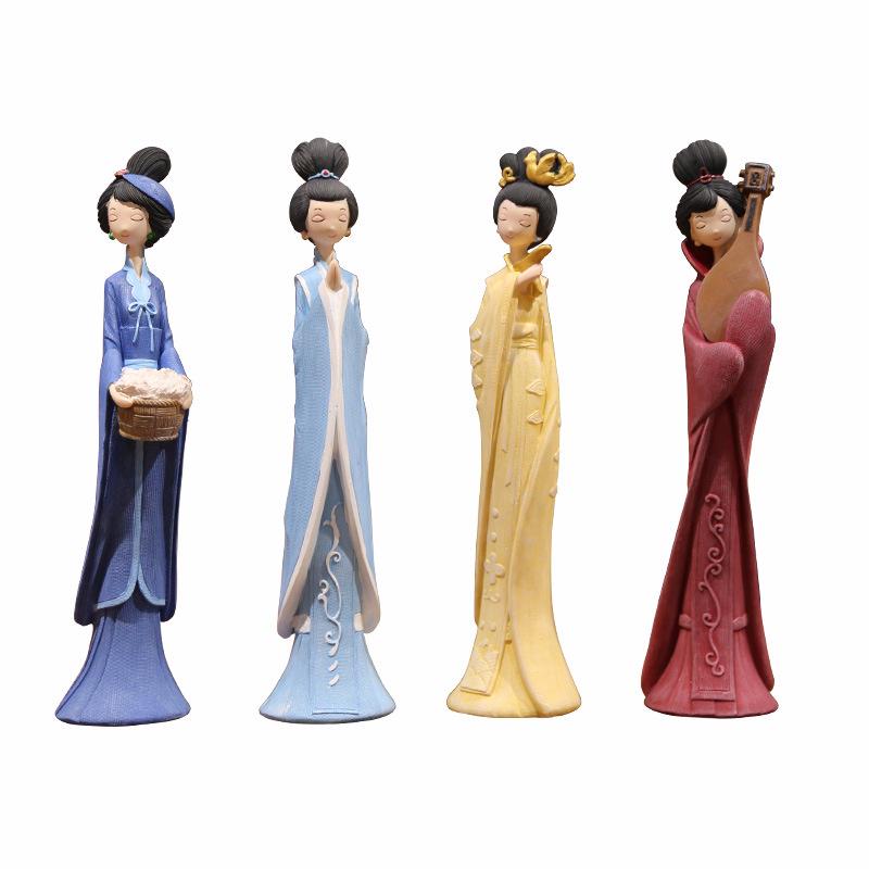 Chinese Classical Chinese Characters Home Decoration Ancient Four Beautycreative Chinese Handicrafts